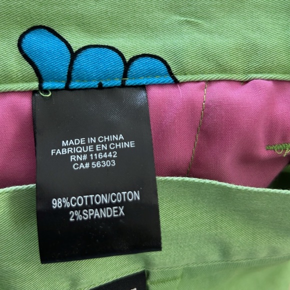 Women’s A.Lab from Zumiez Colorful Graphic Green Pants size 28 - Picture 8 of 8